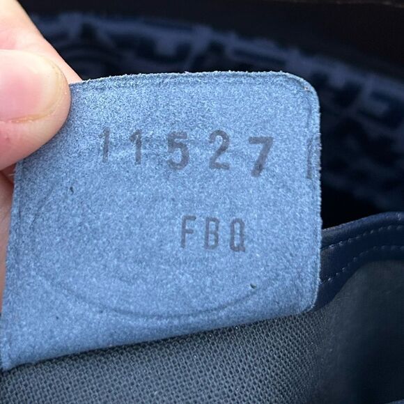 Longchamp nylon monogram shoulder tote navy blue - Picture 8 of 8